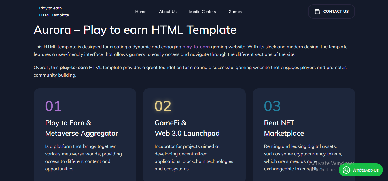 Gaming Website